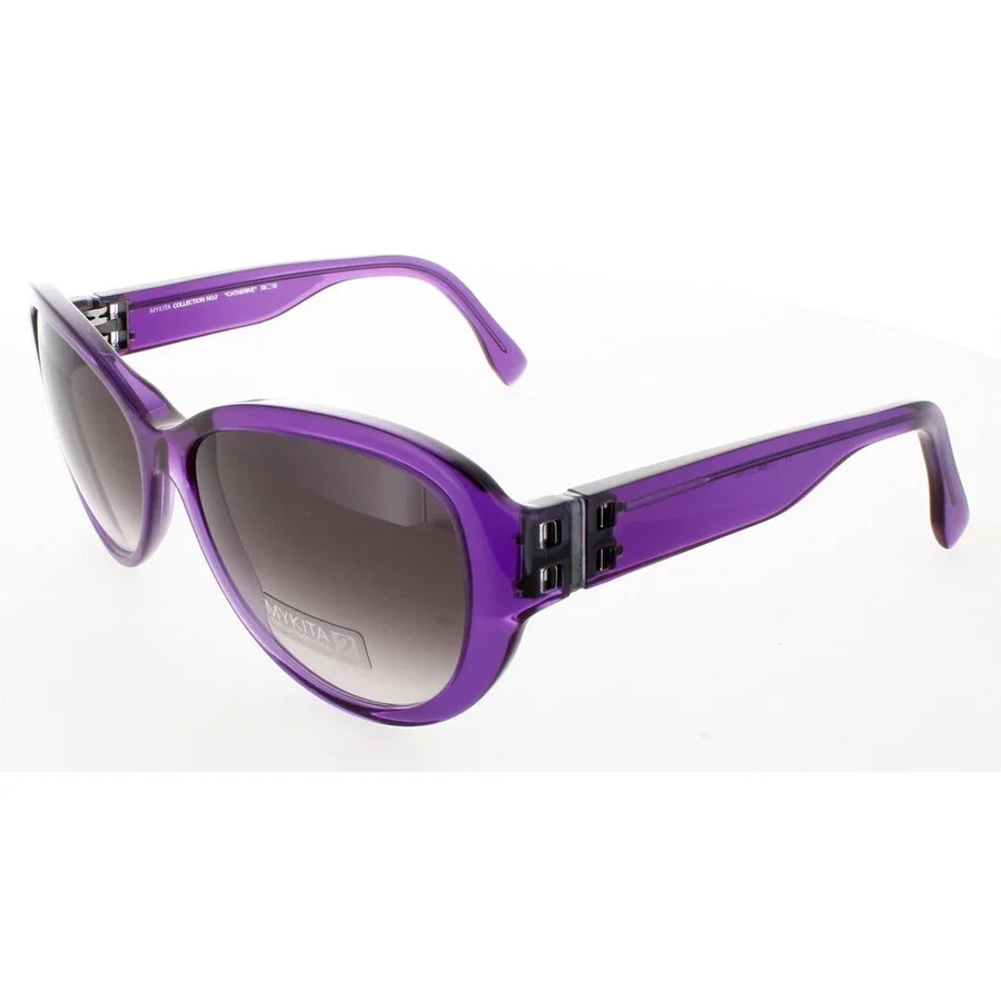 Mykita Brown Gradient Oval Ladies Sunglasses CATHERINE-AMETHYST 908 58 - 1