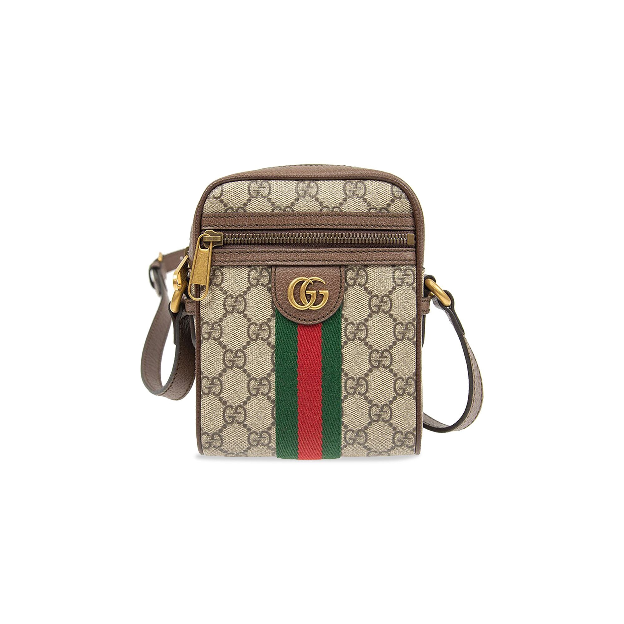 Gucci GG Supreme Ophidia Shoulder Bag 'Beige' - 1
