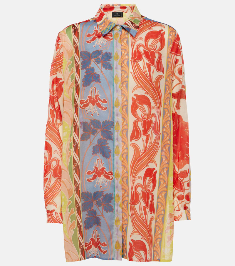 Printed cotton shirt 1