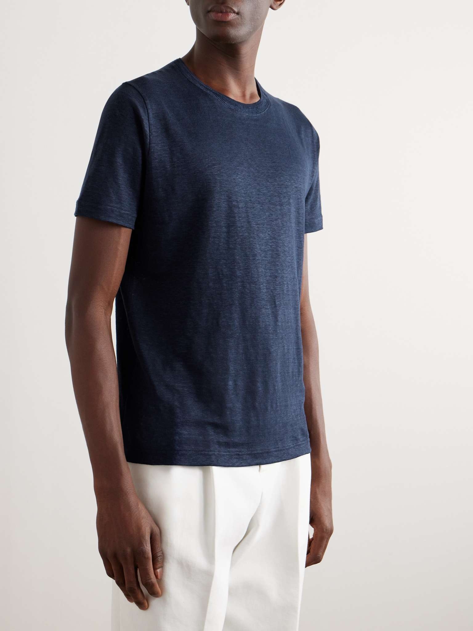 Linen-Jersey T-Shirt - 6