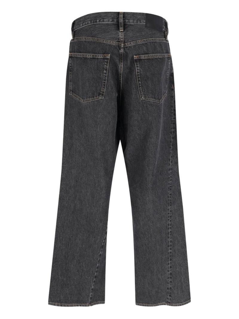 SUNFLOWER logo-patch jeans outlook