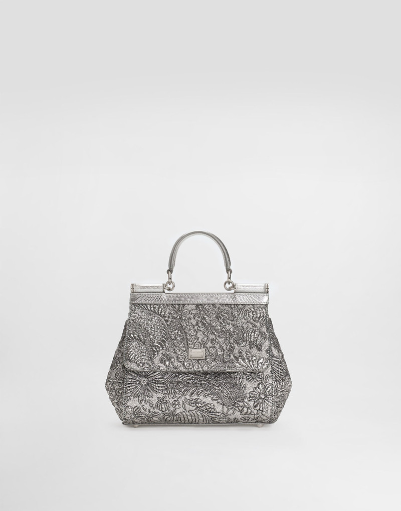 Medium Sicily handbag in brocade 1