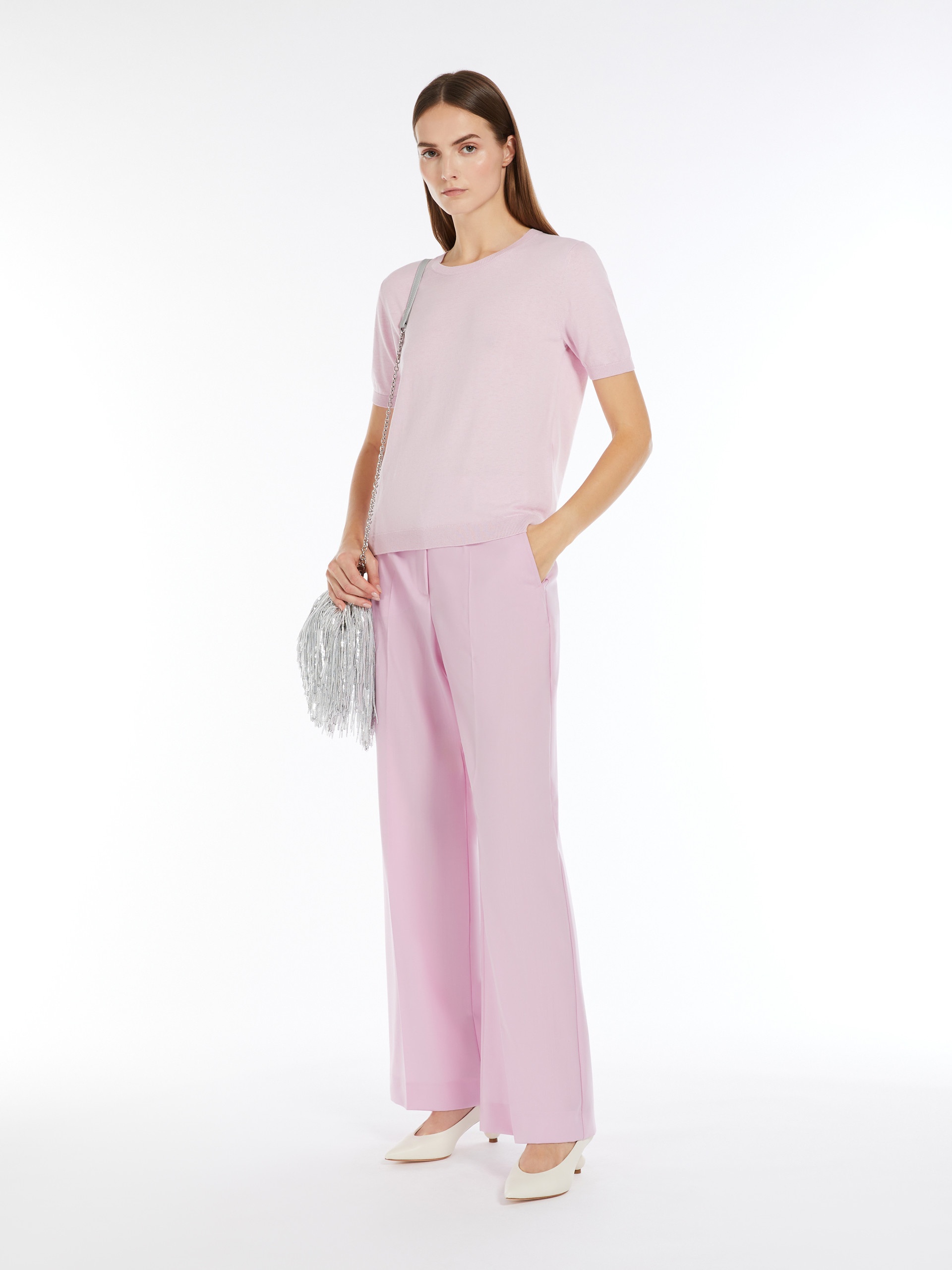 ZIBETTO Silk and cotton knit T-shirt - 2