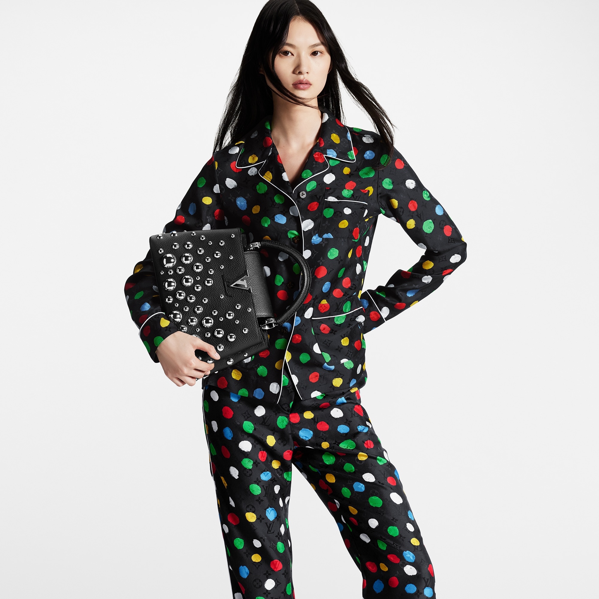 LV x YK Painted Dots Pajama Pants - 5