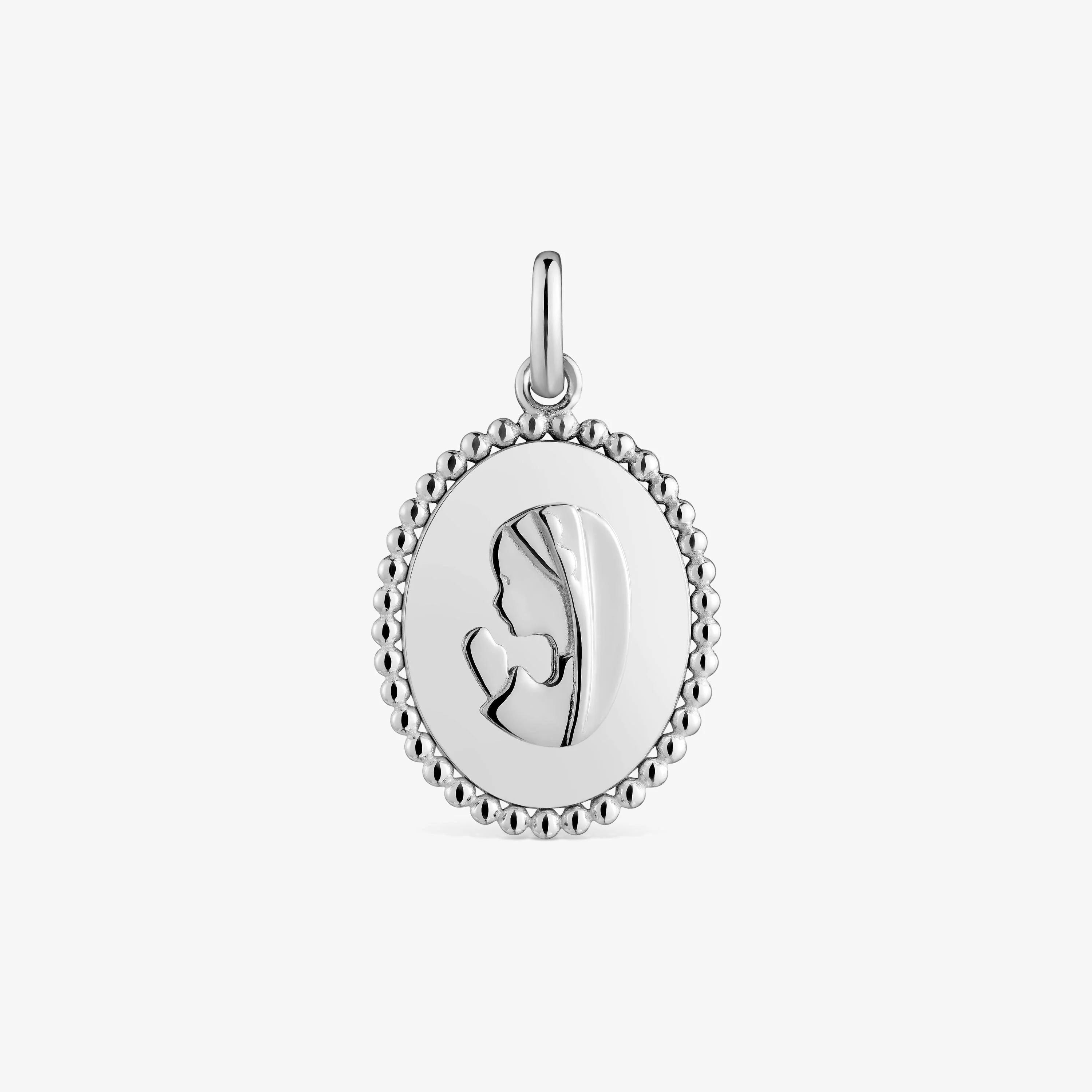 Devoción medallion pendant in silver - 1