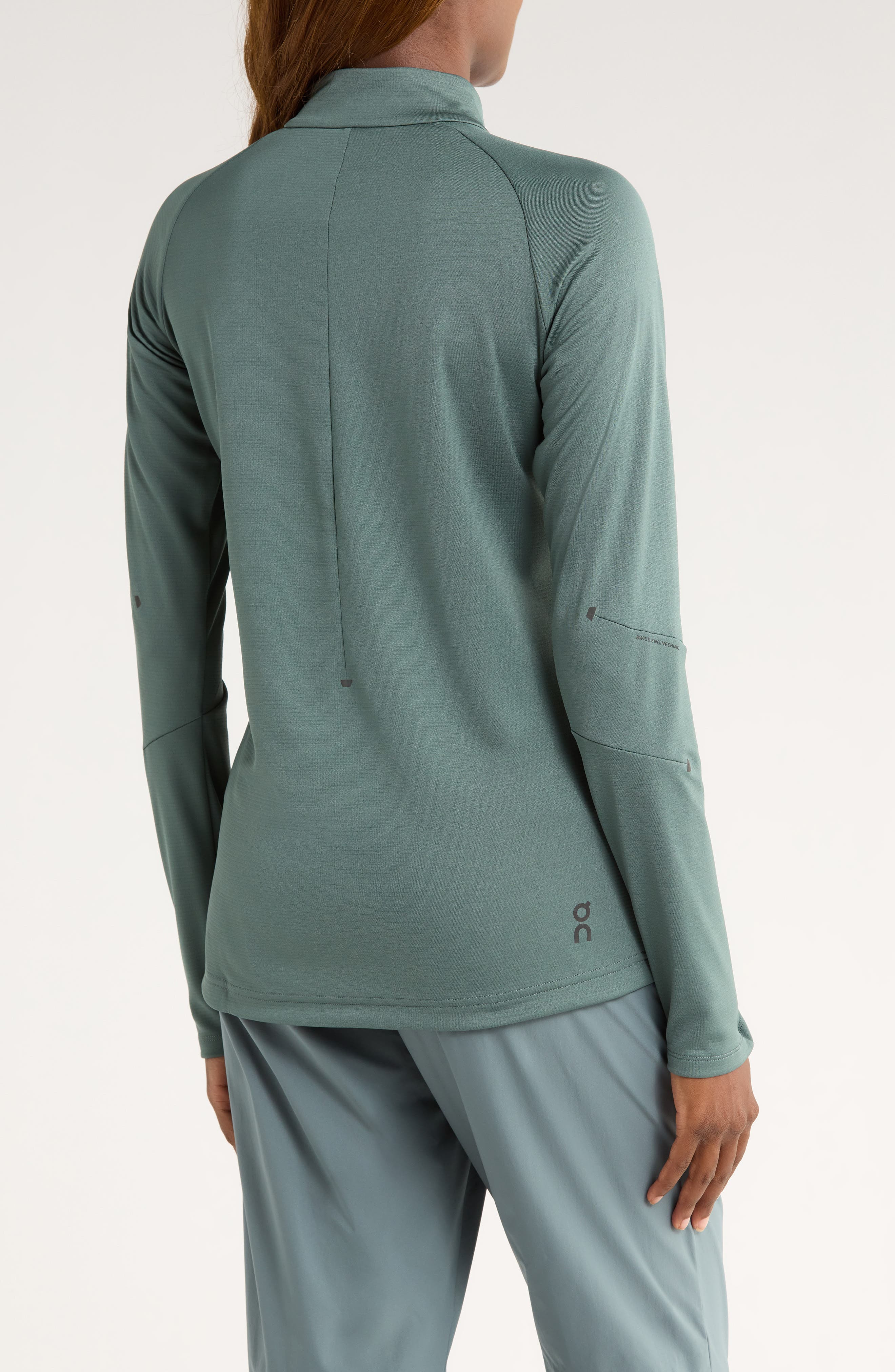 On Climate Quarter Zip Running Top in Olive at Nordstrom - 2