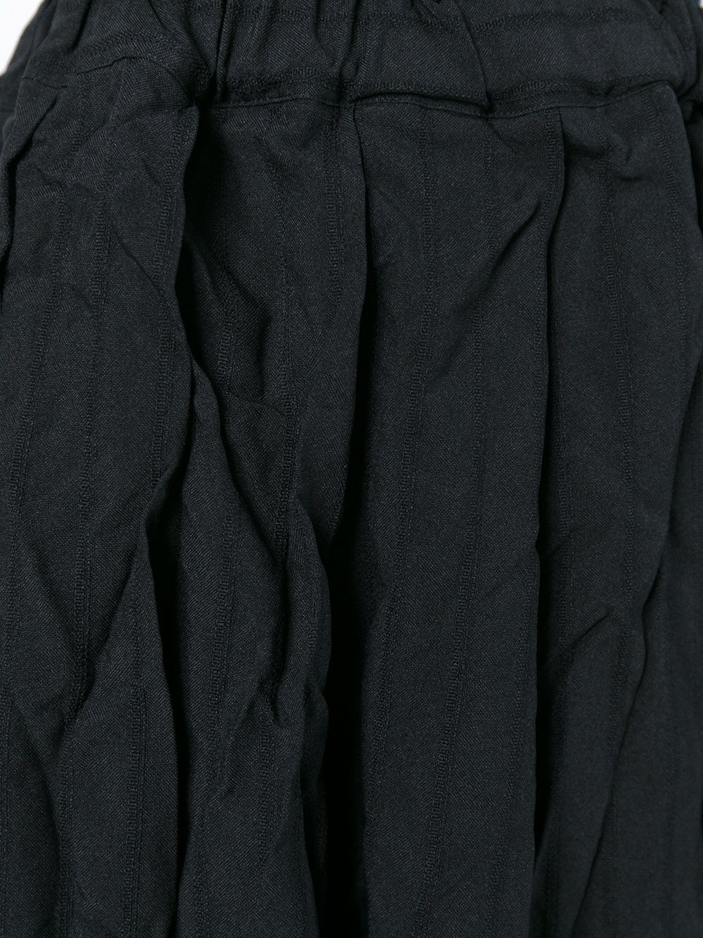 creased pleated skirt - 5