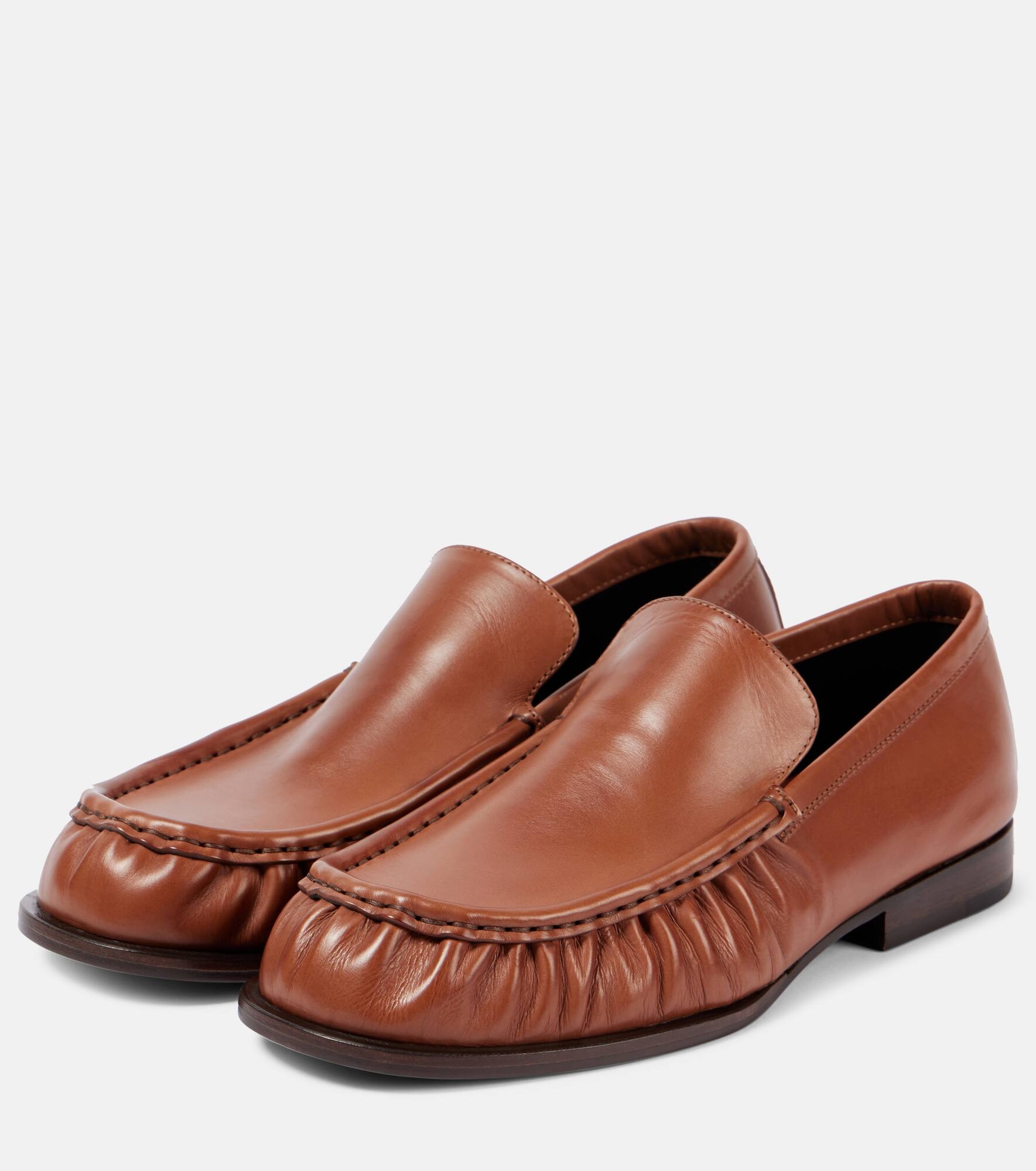 Leather loafers - 4