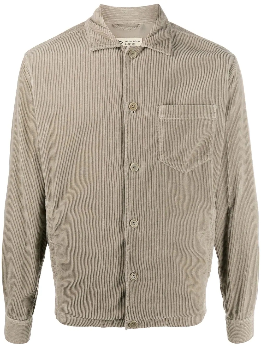 corduroy shirt jacket - 1