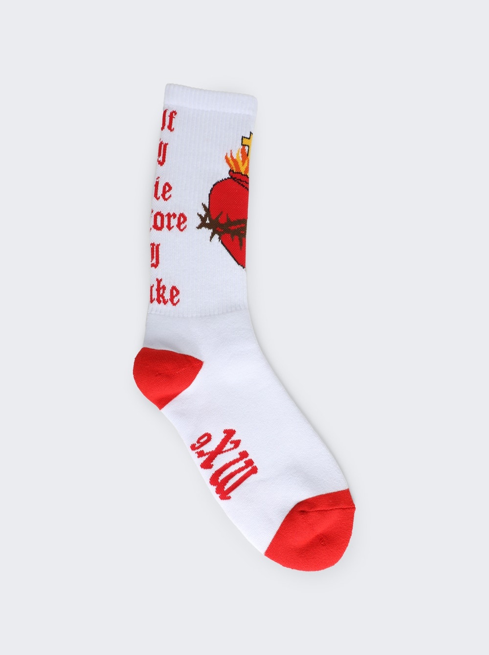 Heart Socks White - 1