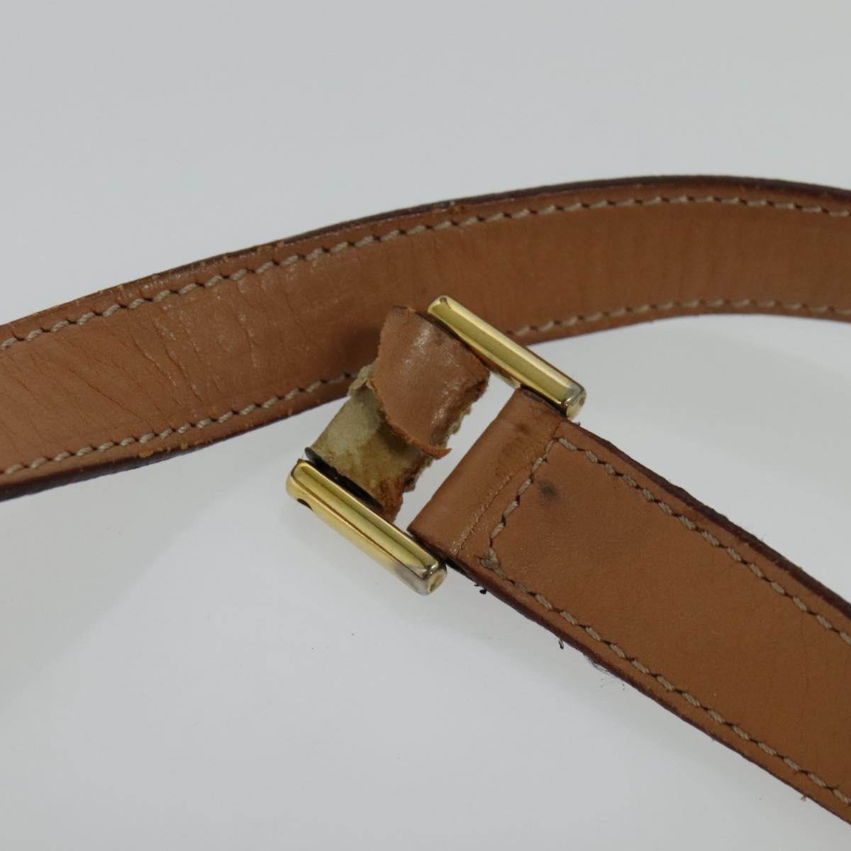 CELINE Macadam Canvas Shoulder Bag Pvc Leather Brown - 9
