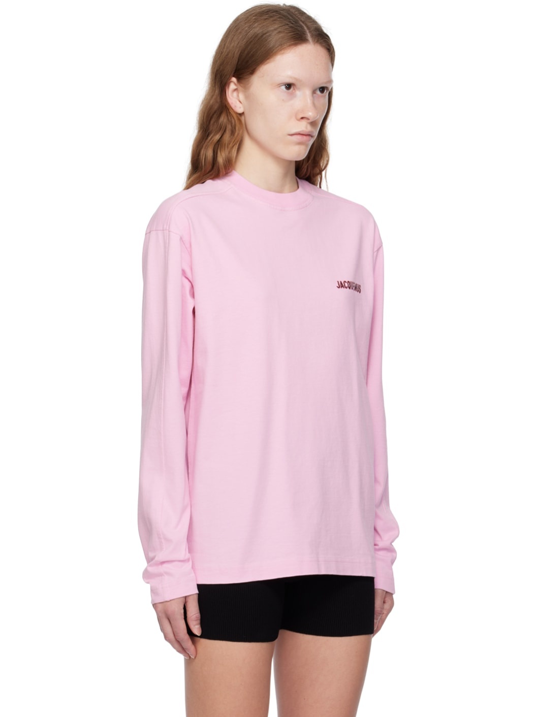 Pink Le Chouchou 'Le T-Shirt Pavane Manches Longues' Long Sleeve T-Shirt - 2