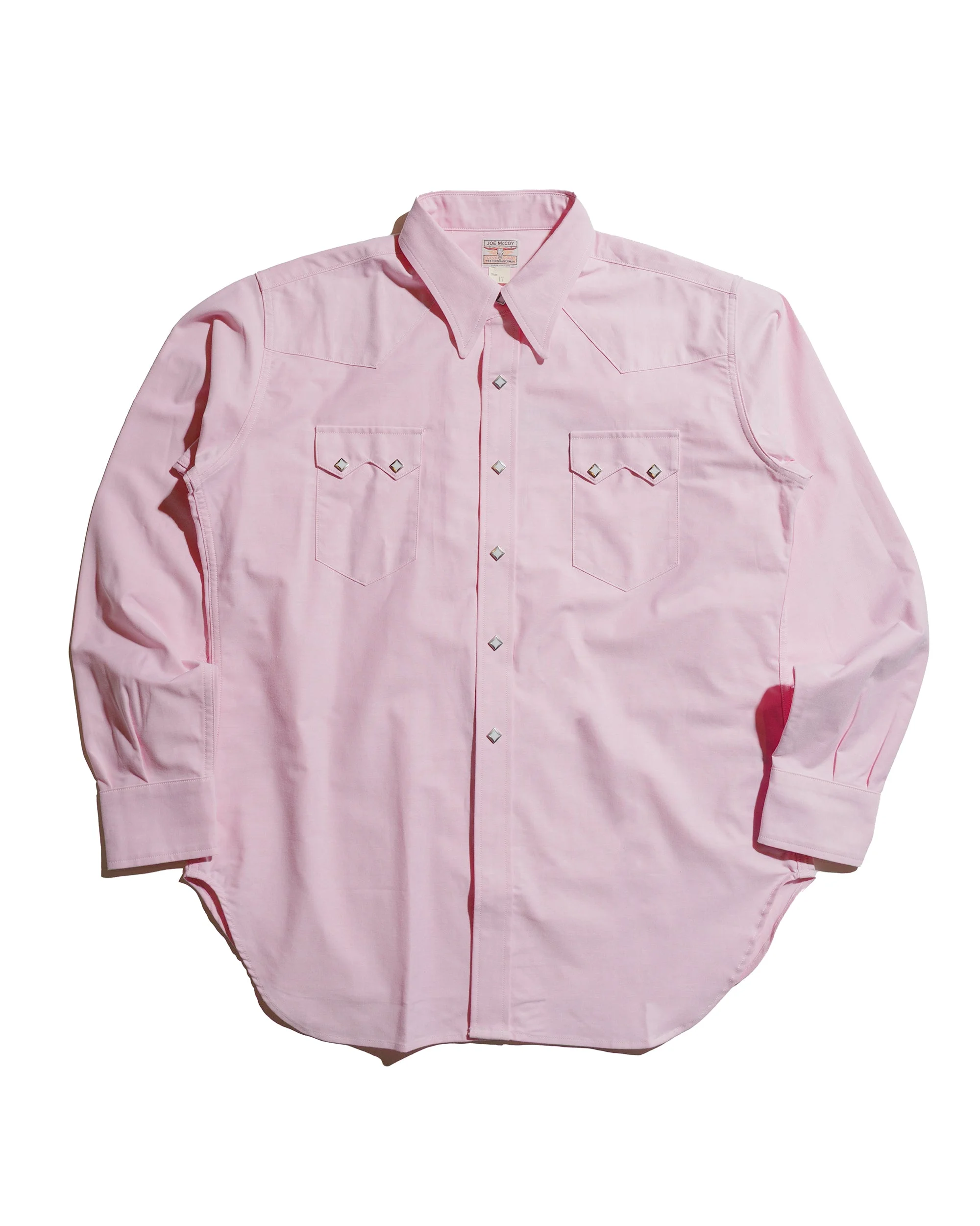 MS25012 Oxford Western Shirt / Sawtooth Pink - 1