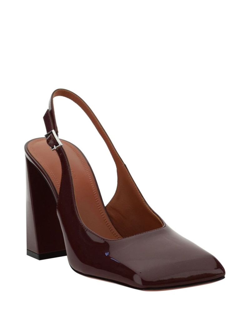 Amina Muaddi 95mm Charlotte pumps outlook