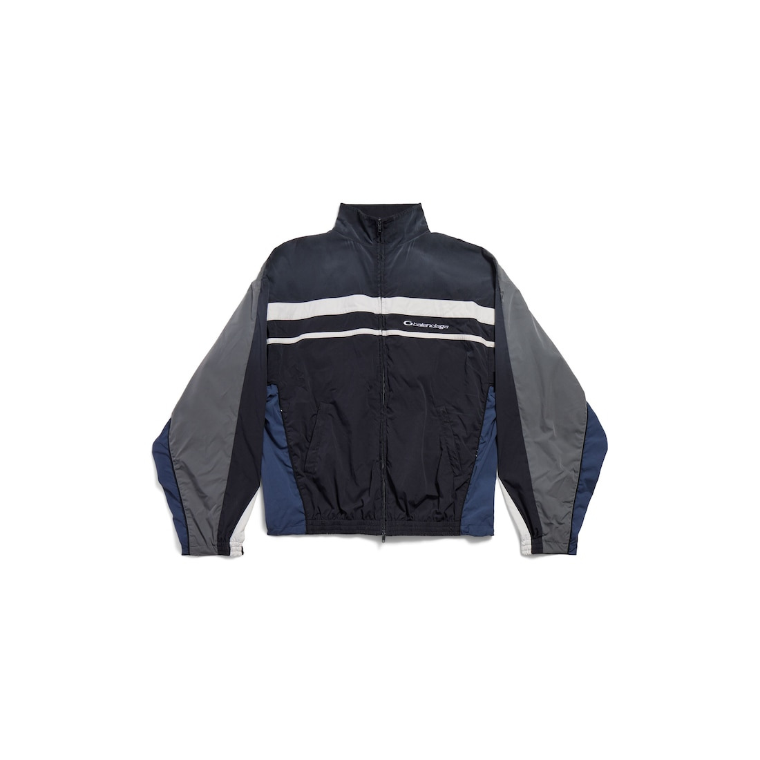 Men's 50/50 Tracksuit Jacket in Black Faded - 1