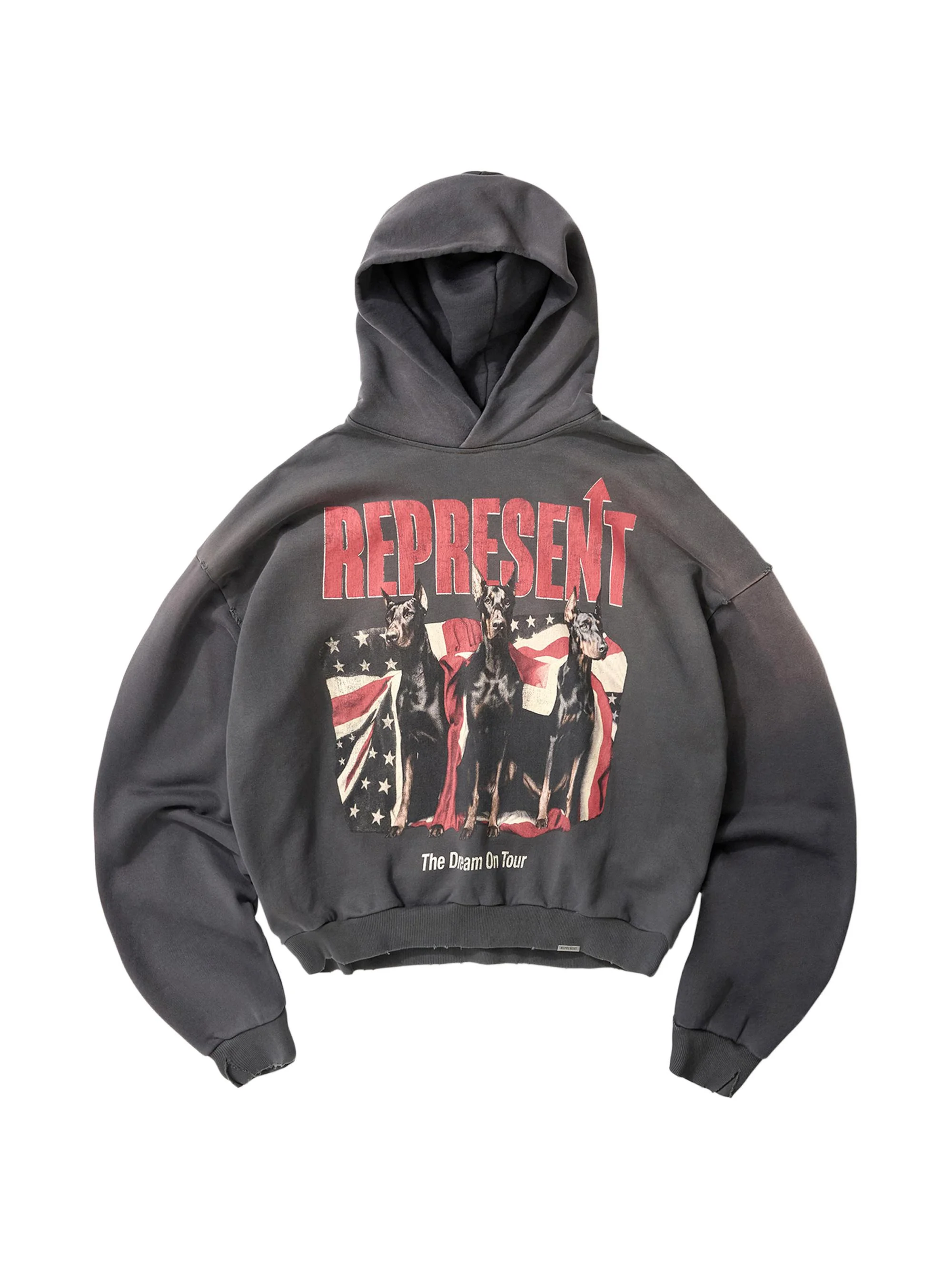 Men's Dream On Tour Sunfaded Hoodie - Sun Fade Grey - 1