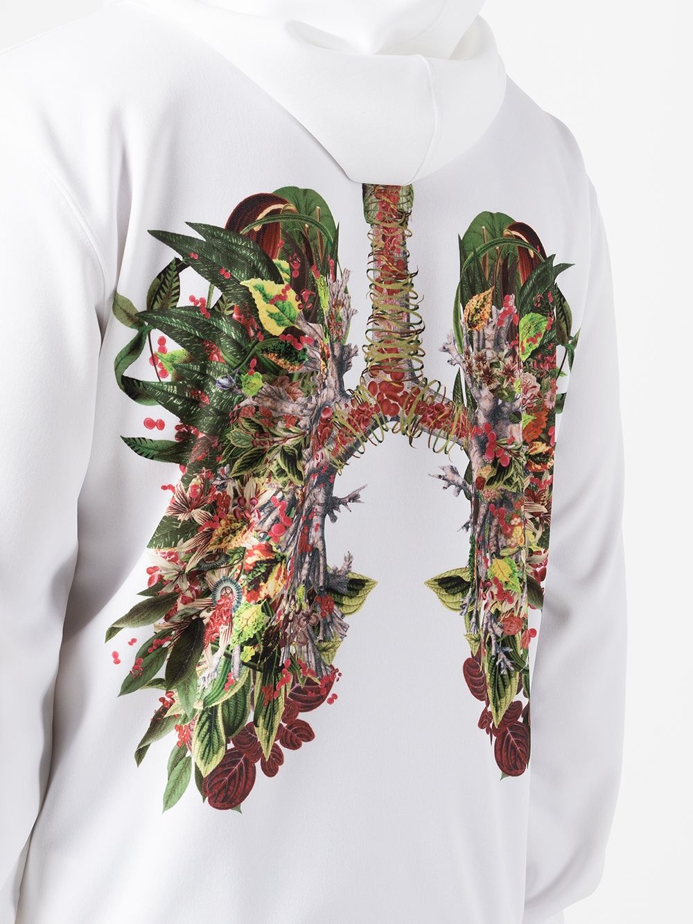 graphic-print pullover hoodie - 5