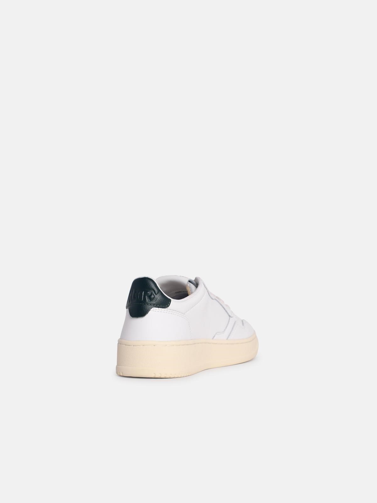 'MEDALIST LOW' WHITE LEATHER SNEAKERS - 3