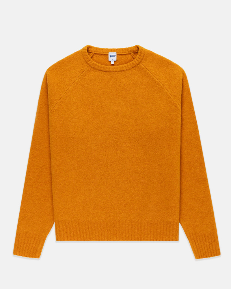 J. PRESS SOLID ORANGE CREWNECK SWEATER - TRIM FIT outlook