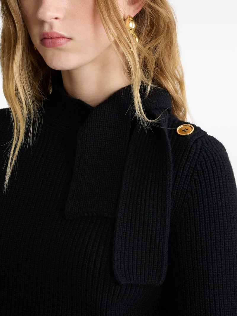 scarf-collar sweater 5