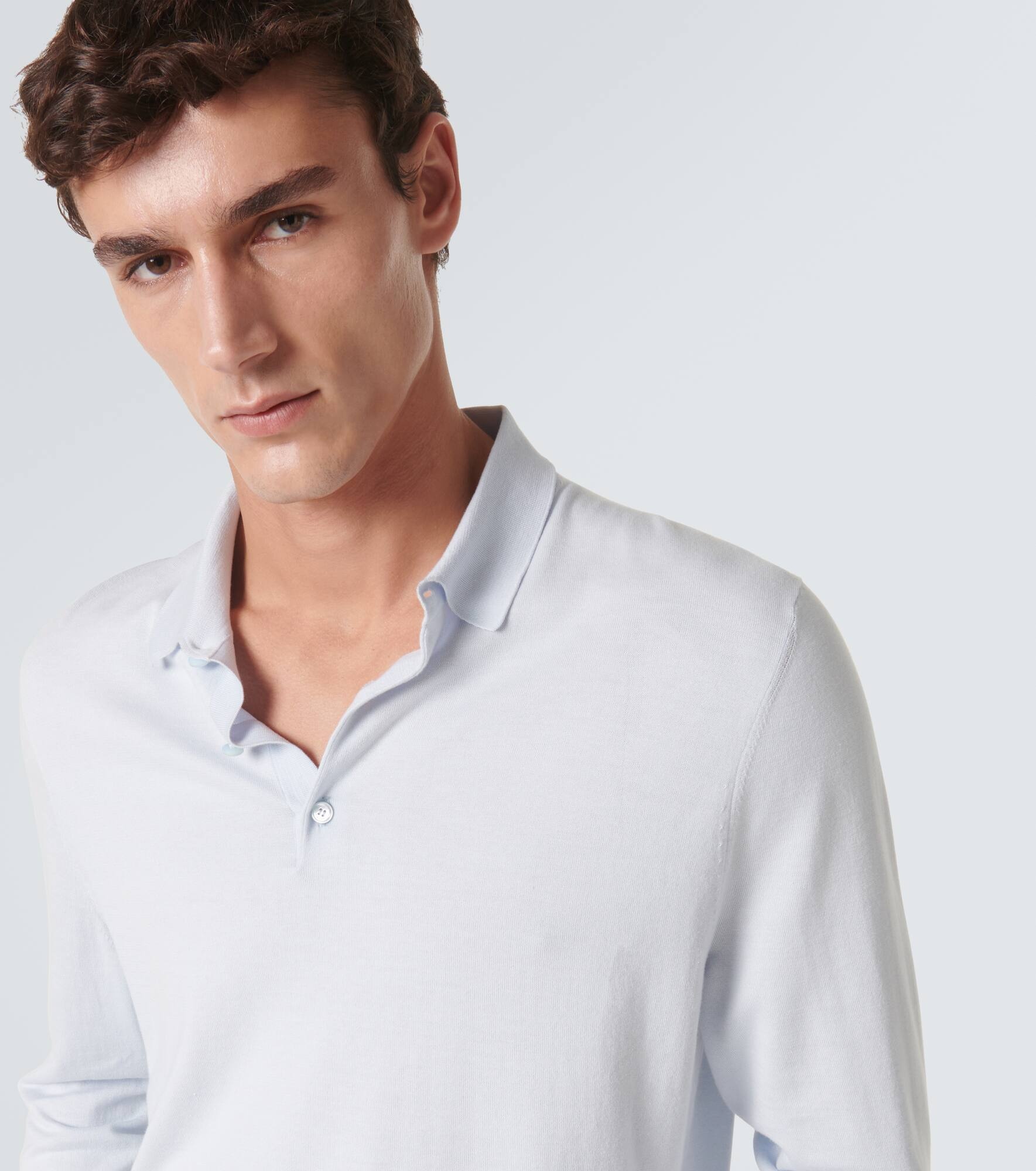 Loro Island cotton polo sweater - 6