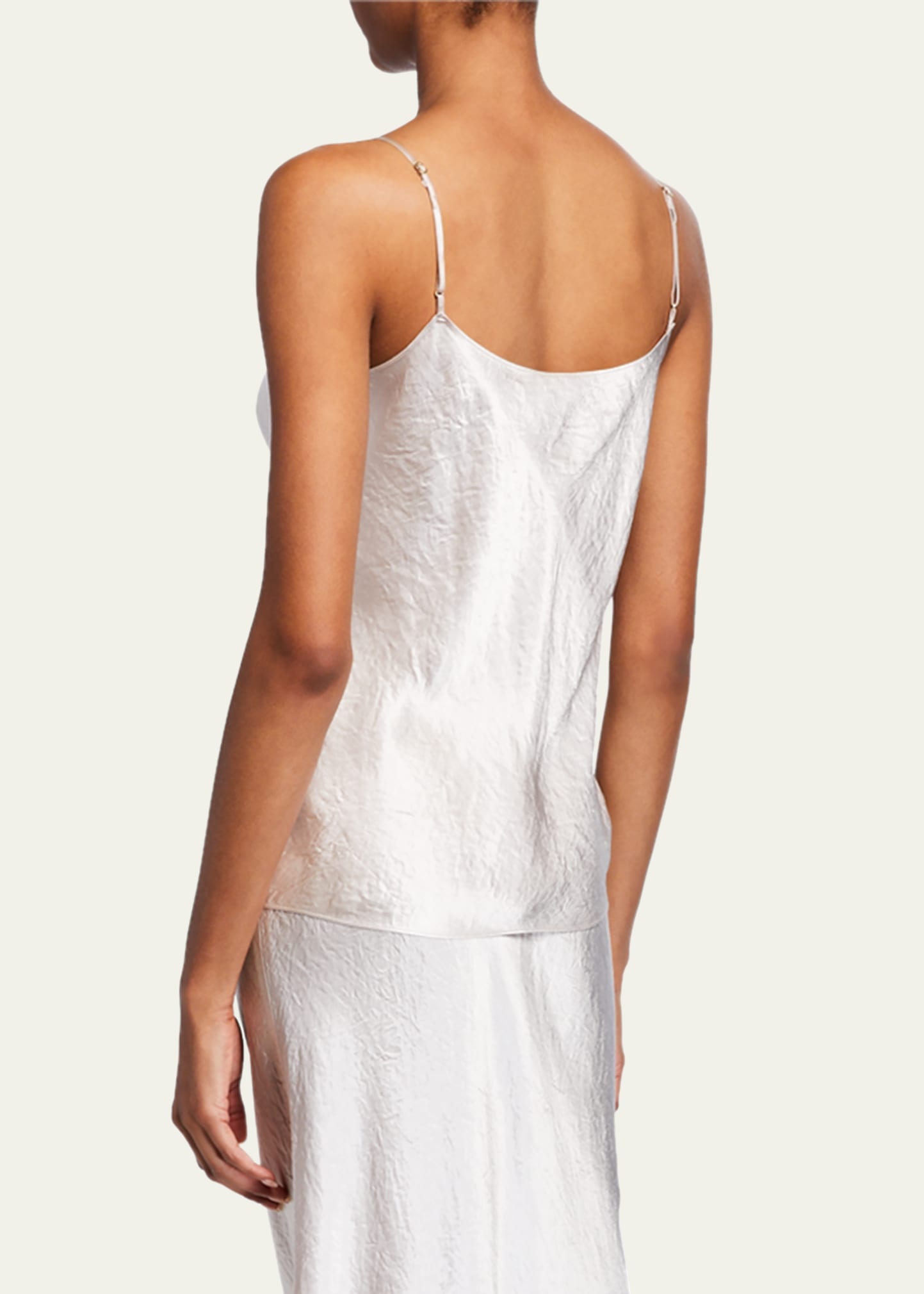 Satin Scoop-Neck Cami - 3