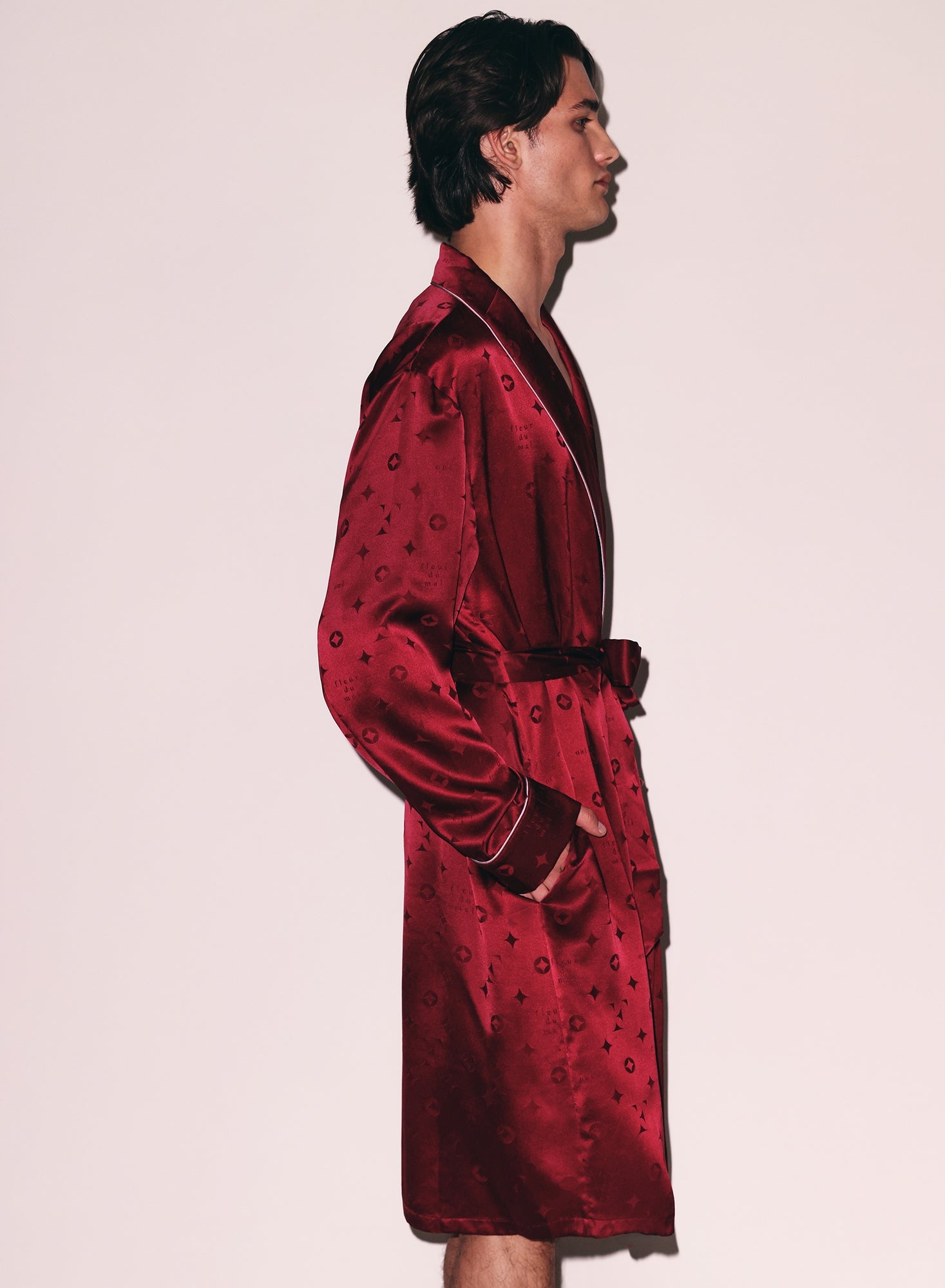 Silk Jacquard Robe - 6