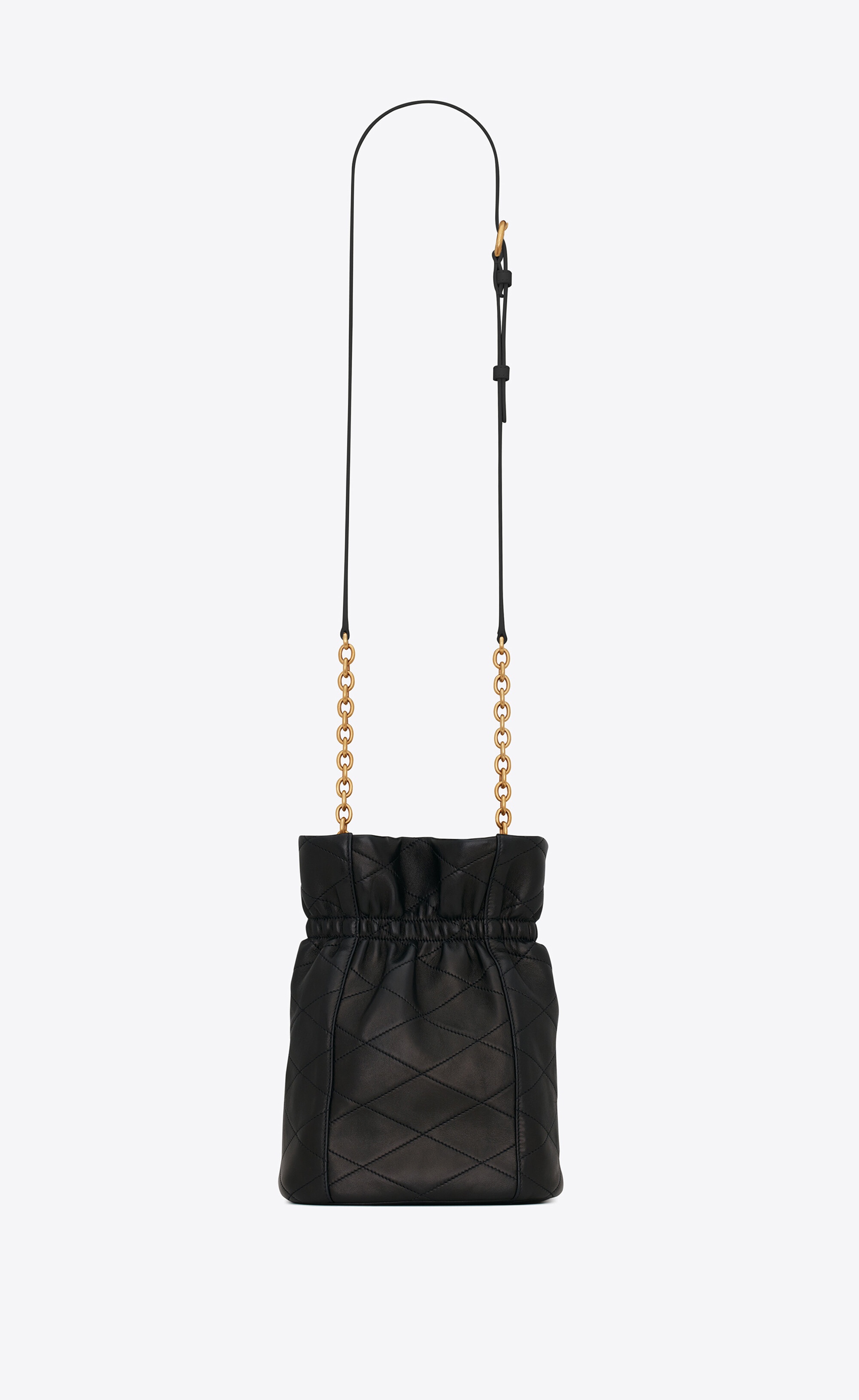 le maillon hook bucket bag in supple leather - 3