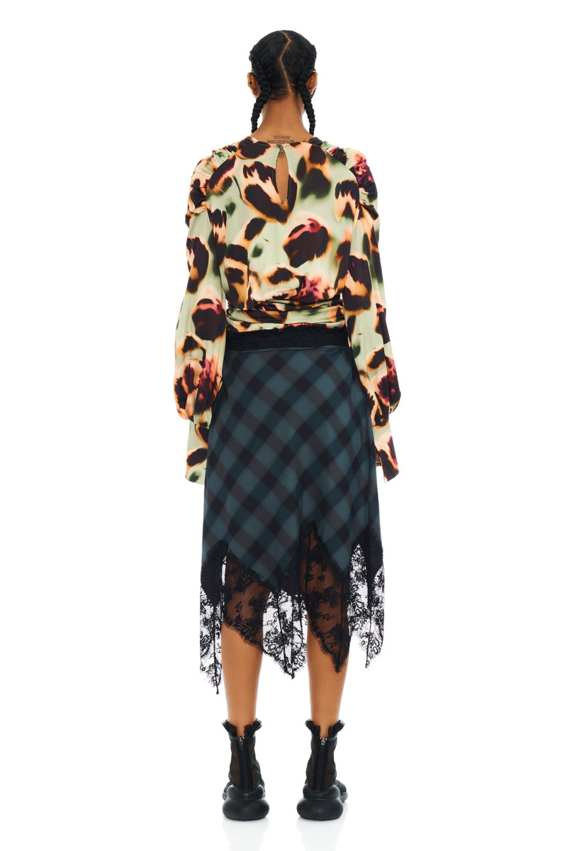 SEA PINE PLAID WATERLILY SKIRT 10