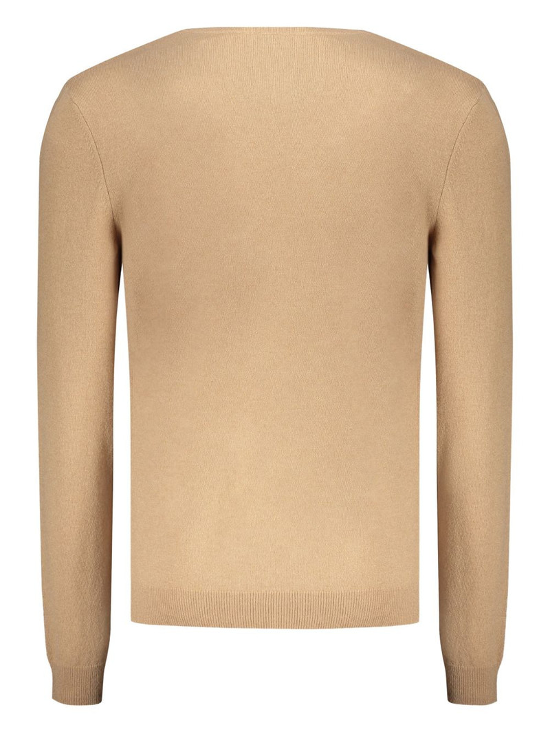 Valentino logo-detail ribbed sweater outlook