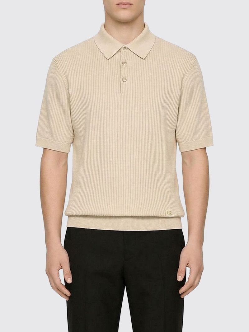 DOLCE & GABBANA Cotton Knit Polo Shirt 1
