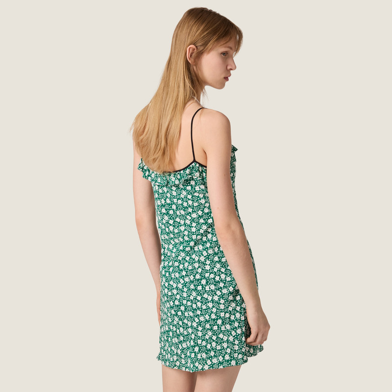Crepe de chine mini-dress 3