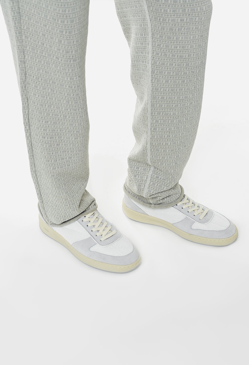 RAW EDGE JACQUARD SWEATS - 7