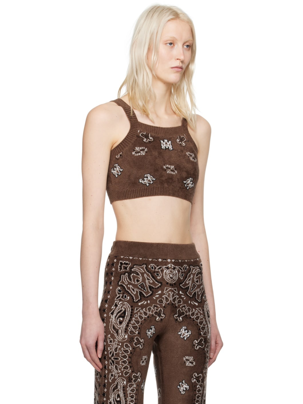 Brown Bandana Tank Top - 2