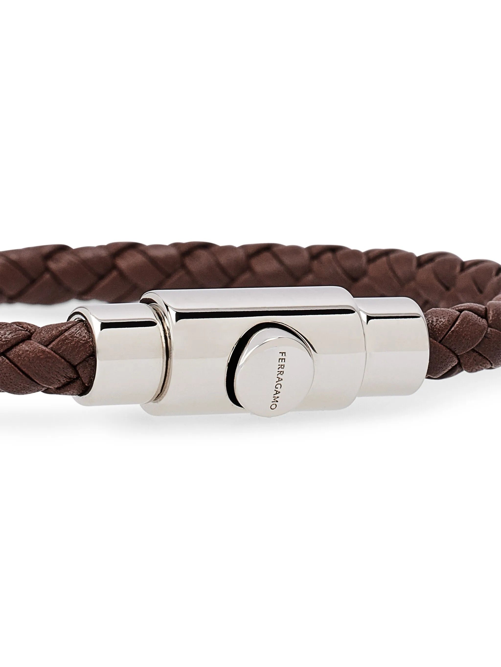 Ferragamo Braided Leather Bracelet - 2