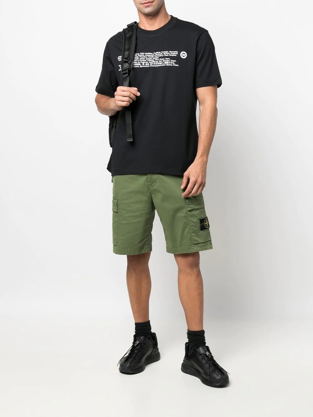 knee-length bermuda shorts - 2