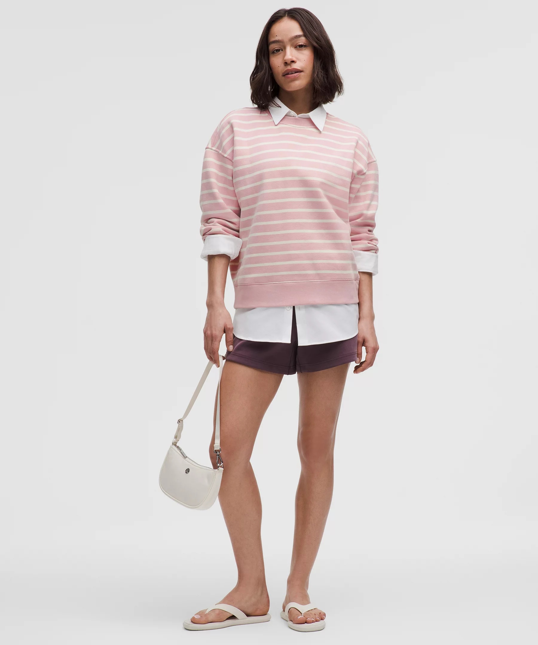 Perfectly Oversized Fleece Crewneck Pullover - 2
