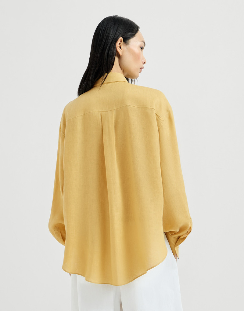 Linen shirt with monili 3