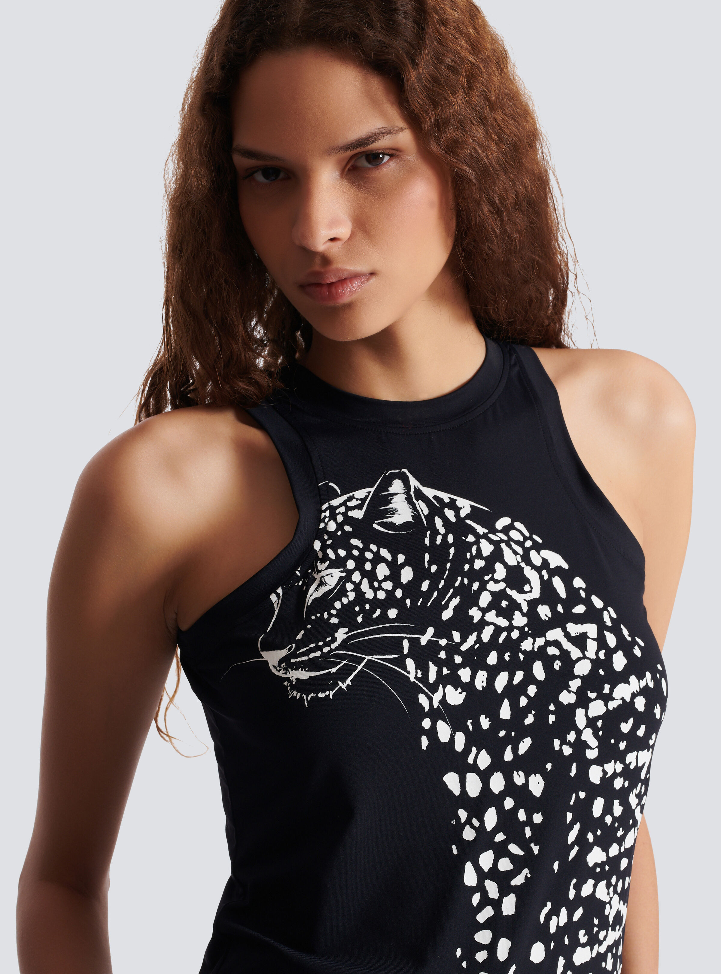 Leopard print tank top - 8