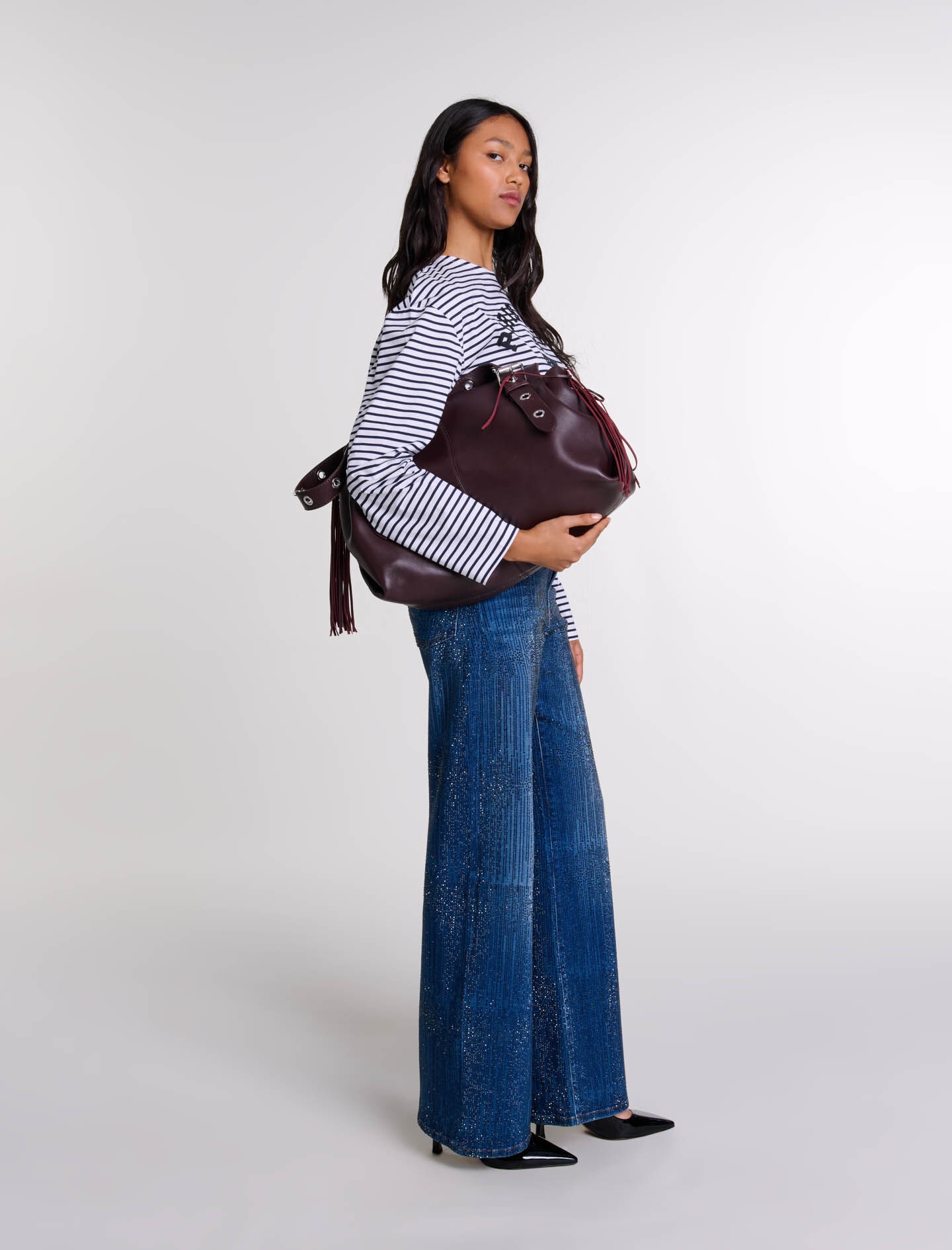 Cropped short-sleeves T-shirt - 3
