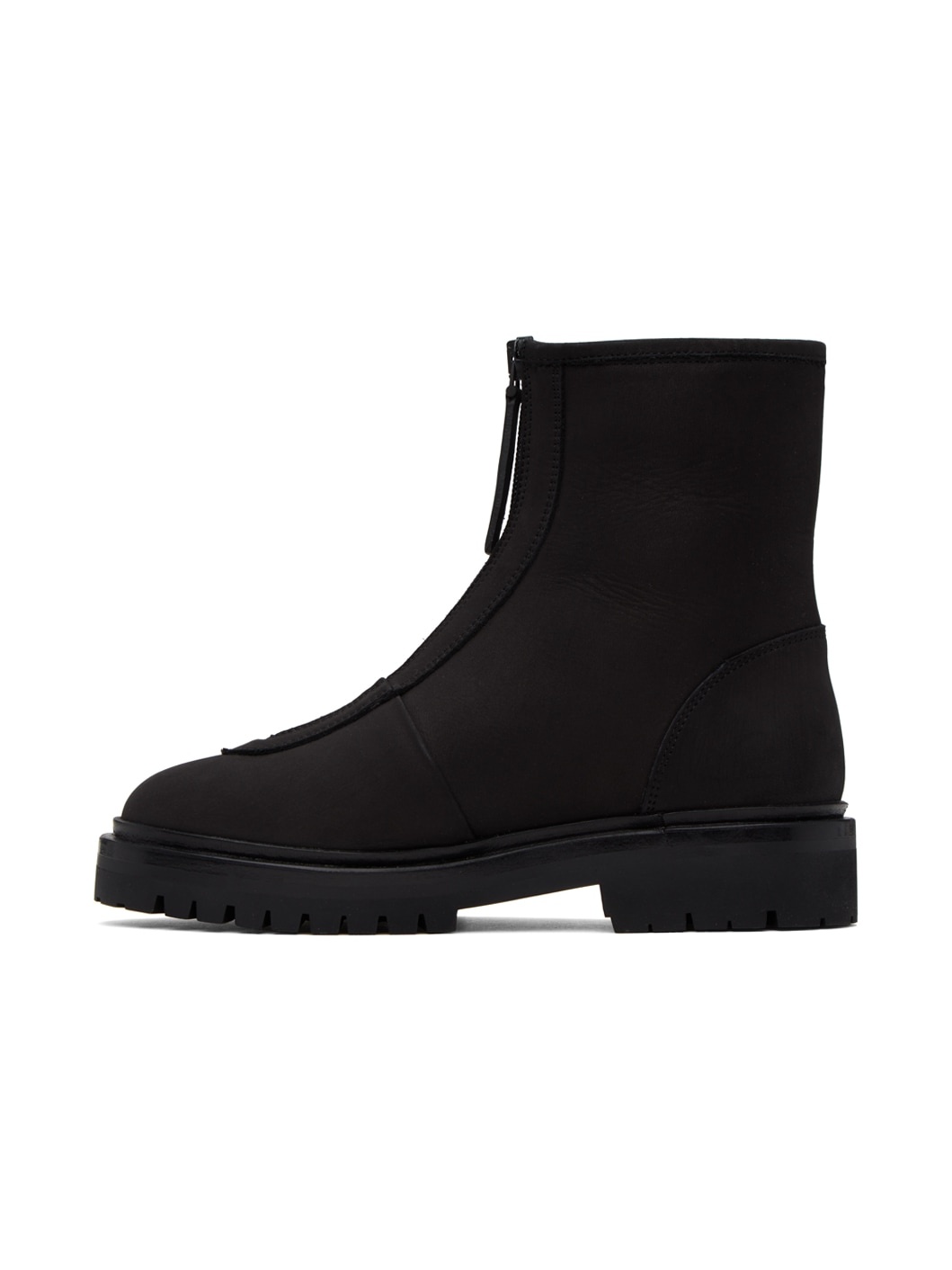 Black Zipper Boots - 3