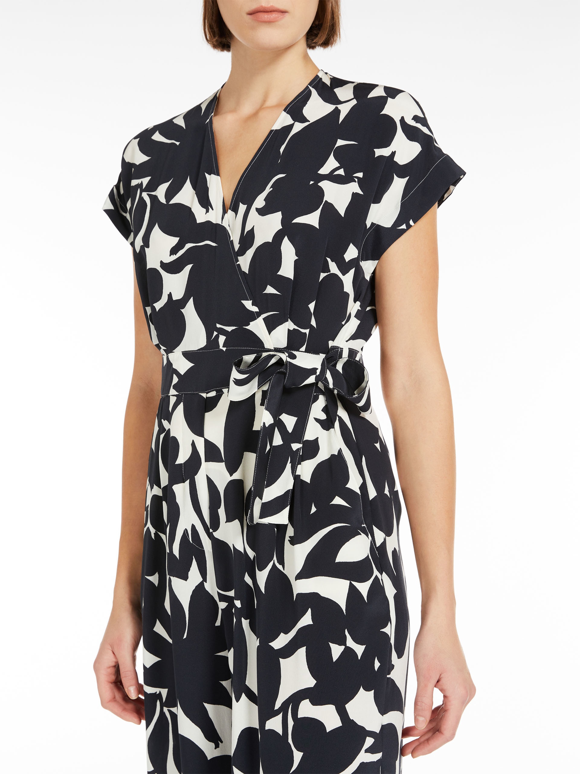DOLLARO Jumpsuit in printed silk - 5