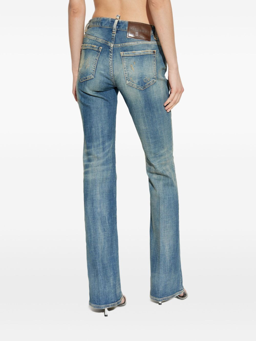 faded-wash jeans - 4