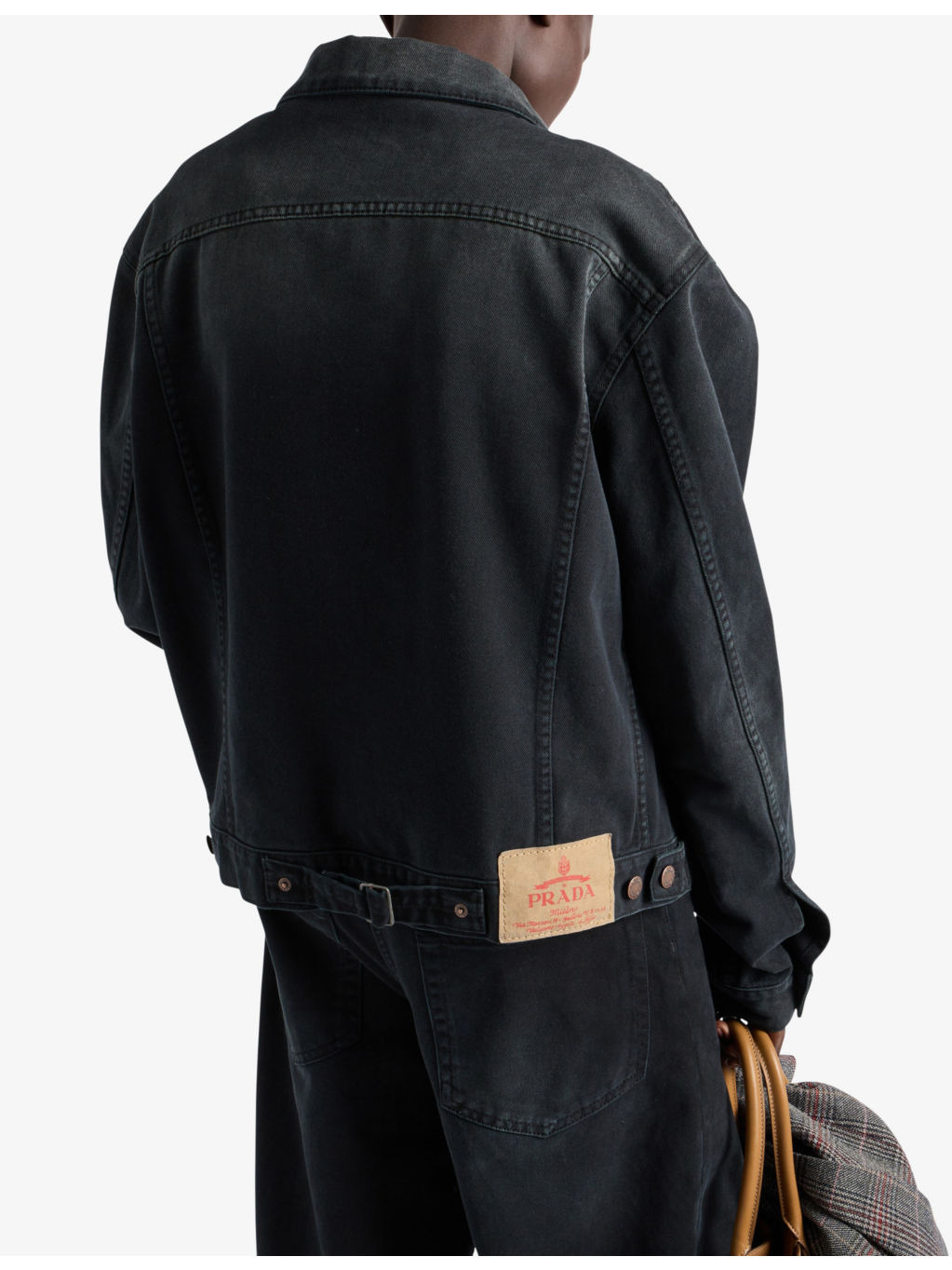 Logo-badge relaxed-fit denim jacket - 4
