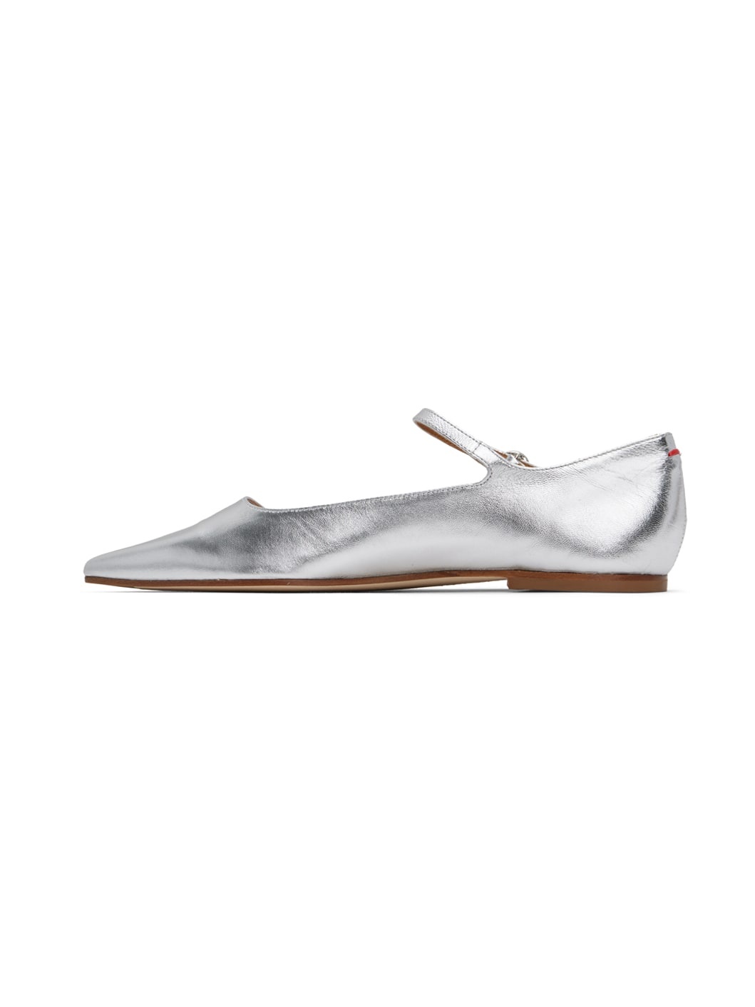 Silver Cleo Ballerina Flats - 3