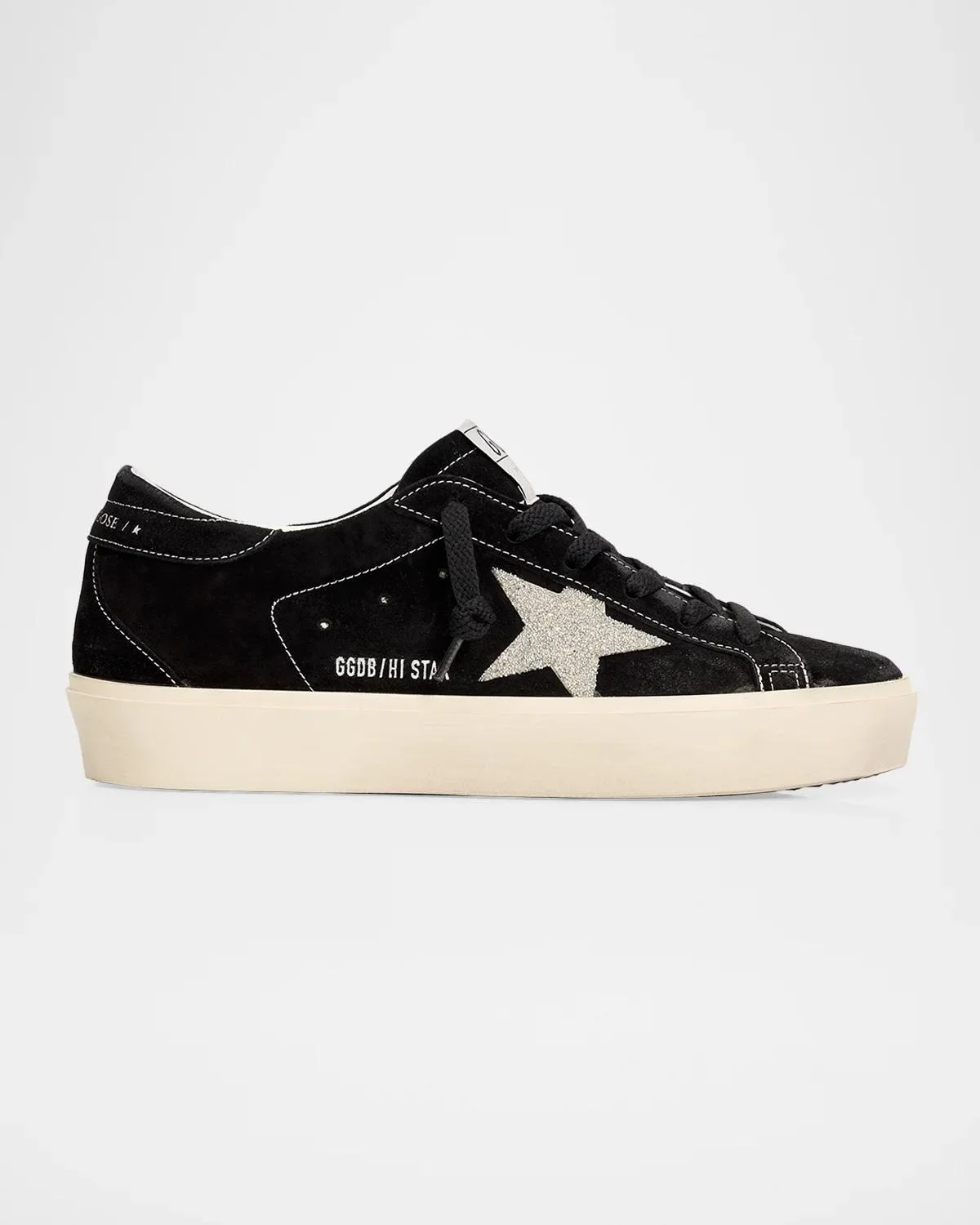 Ball Star Mixed Leather Low-Top Sneakers - 1