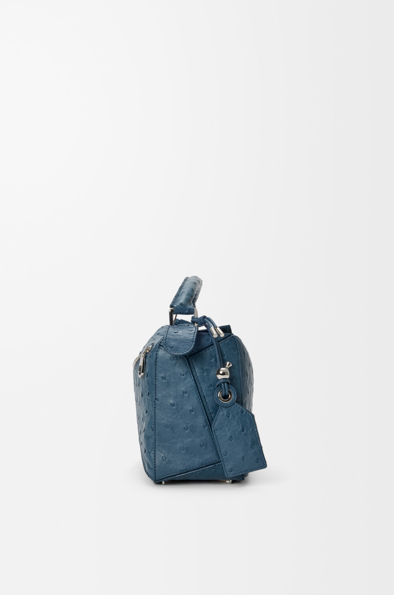 Small Featherlight Puzzle bag in ostrich 4