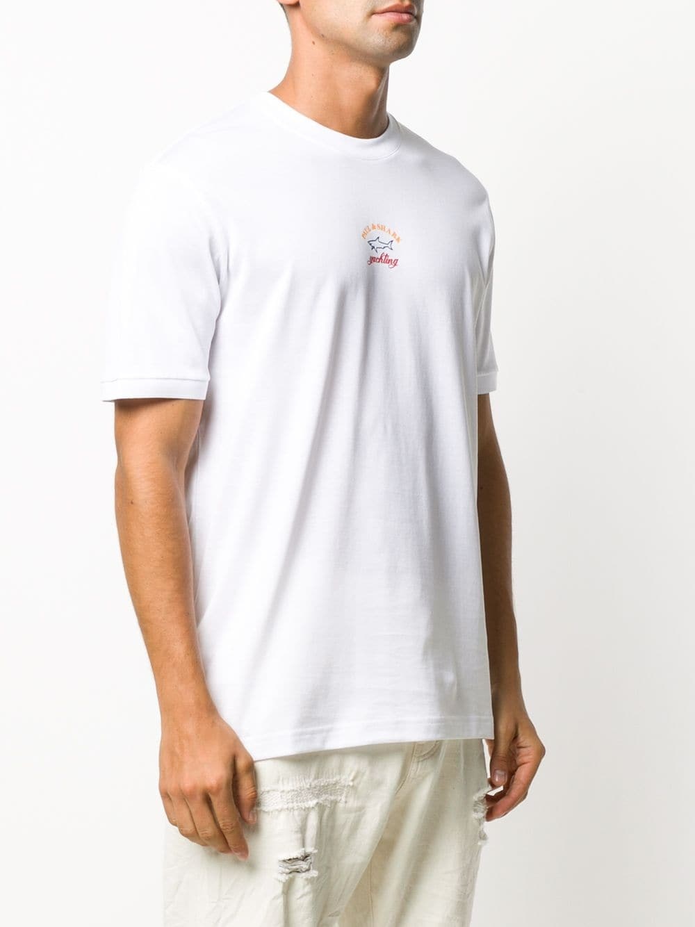 crew neck printed logo T-shirt - 3