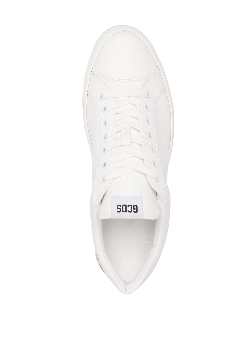 logo-print low-top sneakers - 4