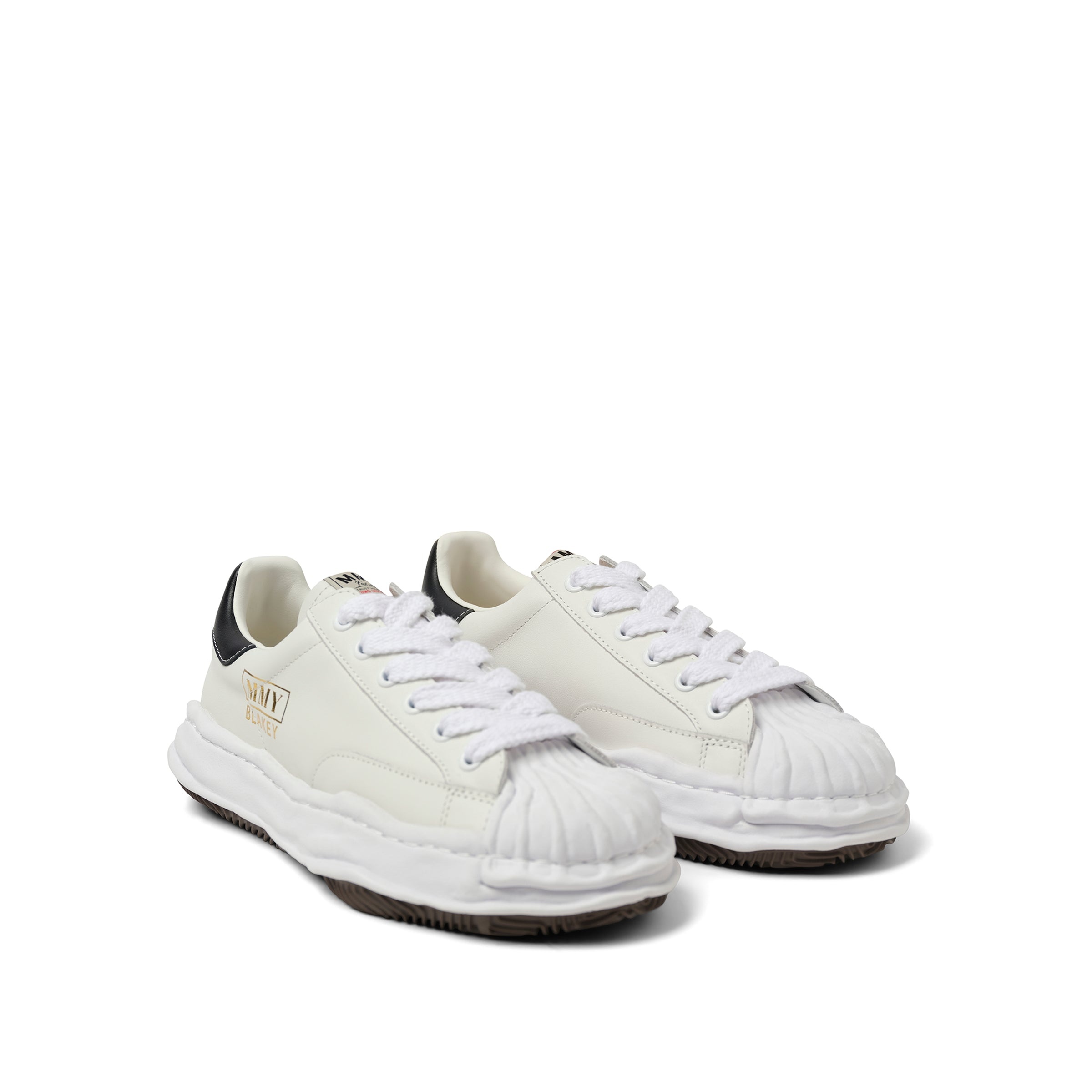 BLAKEY OG Leather Low Top Sneaker in White - 2
